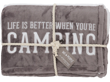 Load image into Gallery viewer, Blanket - Life is Better Camping 50" x 60"